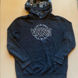 Vans Boys Pull Over Graphic Hoodie, Size L